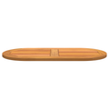 vidaXL Table Top 90x45x2,2 cm Oval Solid Wood Acacia