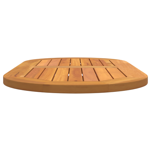 vidaXL Table Top 90x45x2,2 cm Oval Solid Wood Acacia