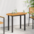 vidaXL Table Top 90x45x2,2 cm Oval Solid Wood Acacia