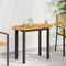 vidaXL Table Top 90x45x2,2 cm Oval Solid Wood Acacia