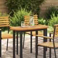 vidaXL Table Top 90x45x2,2 cm Oval Solid Wood Acacia