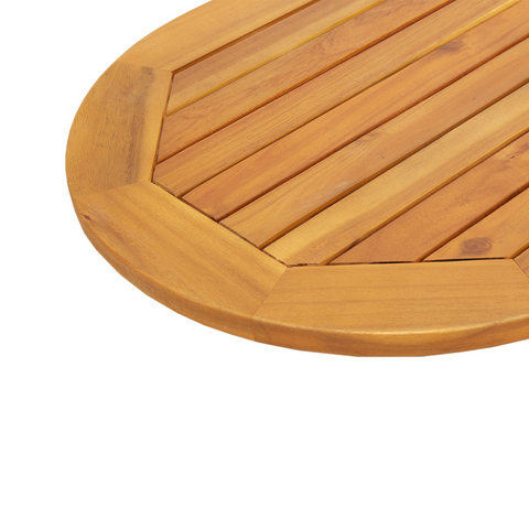 vidaXL Table Top 100x50x2.2 cm Oval Solid Wood Acacia