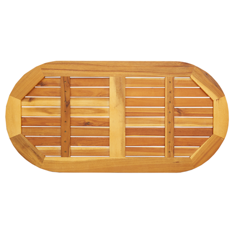 vidaXL Table Top 100x50x2.2 cm Oval Solid Wood Acacia