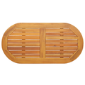 vidaXL Table Top 100x50x2.2 cm Oval Solid Wood Acacia