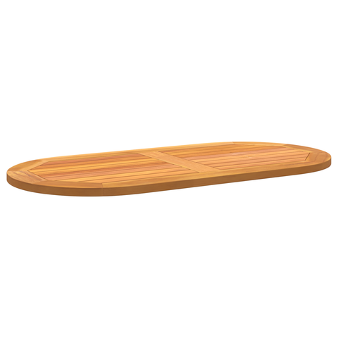 vidaXL Table Top 100x50x2.2 cm Oval Solid Wood Acacia