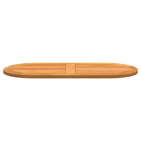vidaXL Table Top 100x50x2.2 cm Oval Solid Wood Acacia