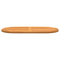vidaXL Table Top 100x50x2.2 cm Oval Solid Wood Acacia
