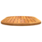 vidaXL Table Top 100x50x2.2 cm Oval Solid Wood Acacia