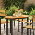 vidaXL Table Top 100x50x2.2 cm Oval Solid Wood Acacia
