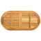 vidaXL Table Top 110x55x2,2 cm Oval Solid Wood Acacia