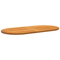 vidaXL Table Top 110x55x2,2 cm Oval Solid Wood Acacia