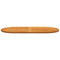 vidaXL Table Top 110x55x2,2 cm Oval Solid Wood Acacia