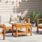 vidaXL Coffee Table 90x50x45 cm Solid Acacia Wood