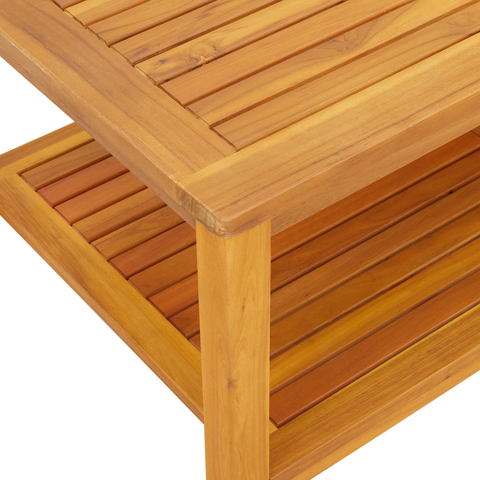 vidaXL Coffee Table 110x55x45 cm Solid Acacia Wood