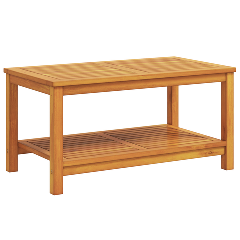 vidaXL Coffee Table 110x55x45 cm Solid Acacia Wood