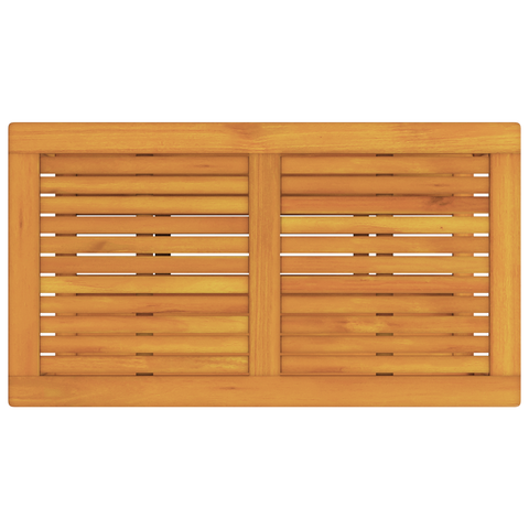 vidaXL Coffee Table 110x55x45 cm Solid Acacia Wood