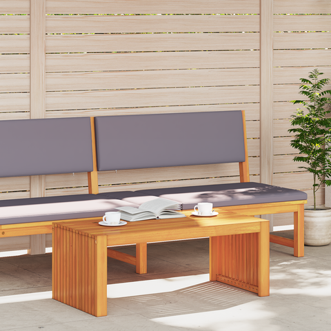 vidaXL Garden Coffee Table 90x45x35 cm Solid Wood Acacia