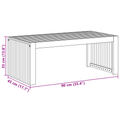 vidaXL Garden Coffee Table 90x45x35 cm Solid Wood Acacia