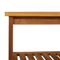 vidaXL Garden Cabinet with Shelf with Storage Brown Solid acacia wood
