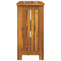 vidaXL Garden Cabinet with Shelf with Storage Brown Solid acacia wood