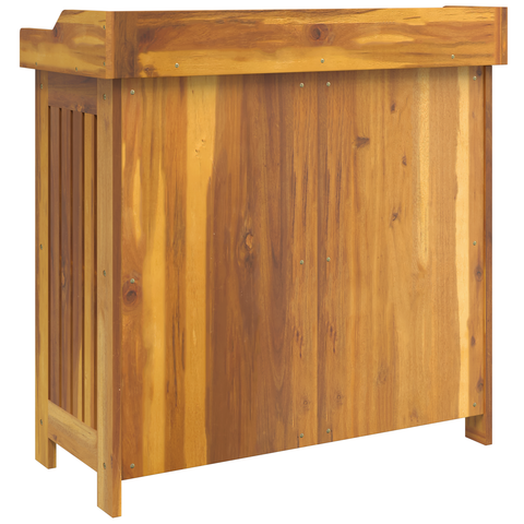 vidaXL Garden Cabinet Brown 78 x 36.5 x 78 cm Solid acacia wood