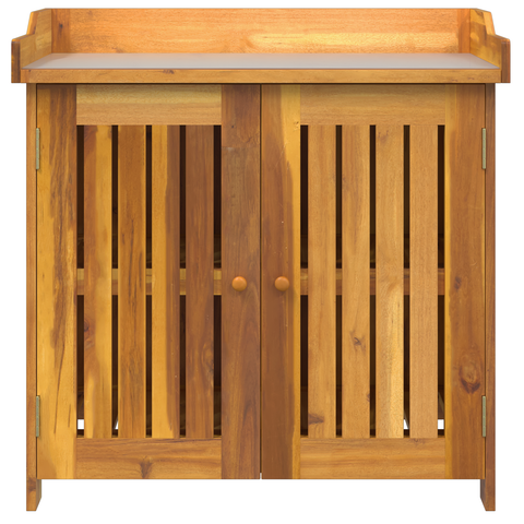 vidaXL Garden Cabinet Brown 78 x 36.5 x 78 cm Solid acacia wood