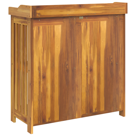 vidaXL Garden Cabinet Brown 93 x 41.5 x 98 cm Solid acacia wood