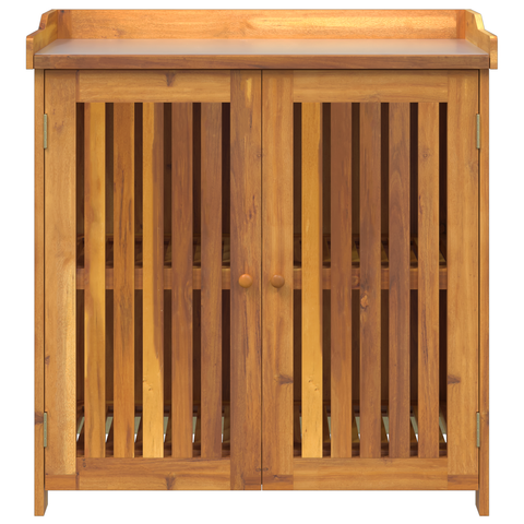vidaXL Garden Cabinet Brown 93 x 41.5 x 98 cm Solid acacia wood