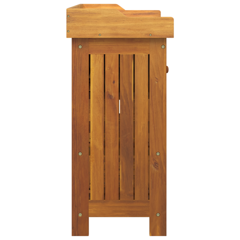 vidaXL Garden Cabinet Brown 78 x 36.5 x 78 cm Solid acacia wood