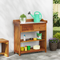 vidaXL Garden Cabinet with Drawer with Shelf with Storage Brown Solid acacia wood