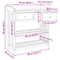 vidaXL Garden Cabinet with Drawer with Shelf with Storage Brown Solid acacia wood