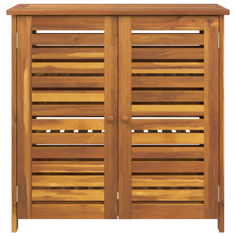 vidaXL Garden Cabinet Brown 90 x 40 x 90 cm Solid acacia wood