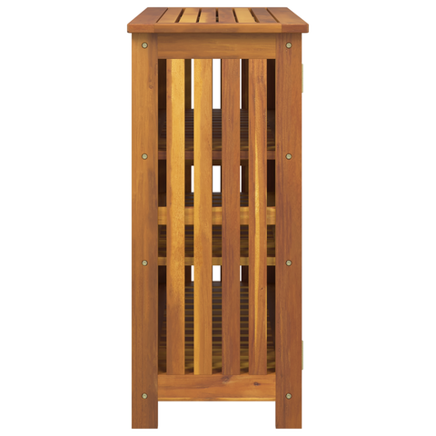 vidaXL Garden Cabinet Brown 90 x 40 x 90 cm Solid acacia wood