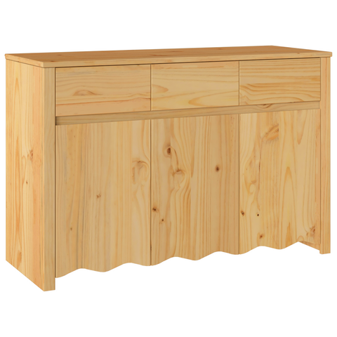 vidaXL Sideboard "DRAMMEN" 114x43x75,5 cm Solid Wood Pine
