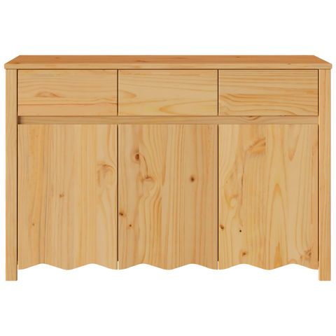 vidaXL Sideboard "DRAMMEN" 114x43x75,5 cm Solid Wood Pine