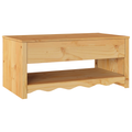 vidaXL Coffee Table "DRAMMEN" 99x55x45 cm Solid Wood Pine