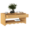 vidaXL Coffee Table "DRAMMEN" 99x55x45 cm Solid Wood Pine