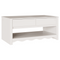 vidaXL Coffee Table "DRAMMEN" White 99x55x45 cm Solid Wood Pine