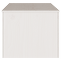 vidaXL Coffee Table "DRAMMEN" White 99x55x45 cm Solid Wood Pine