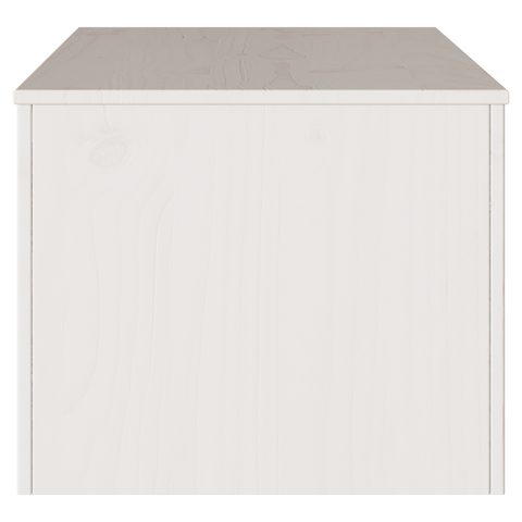 vidaXL Coffee Table "DRAMMEN" White 99x55x45 cm Solid Wood Pine