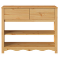 vidaXL Console Table "DRAMMEN" 89,5x37x73 cm Solid Wood Pine