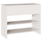 vidaXL Console Table "DRAMMEN" White 89,5x37x73 cm Solid Wood Pine