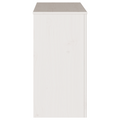 vidaXL Console Table "DRAMMEN" White 89,5x37x73 cm Solid Wood Pine