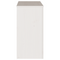 vidaXL Console Table "DRAMMEN" White 89,5x37x73 cm Solid Wood Pine