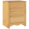 vidaXL Bedside Cabinet "DRAMMEN" 45x35x56 cm Solid Wood Pine