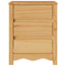 vidaXL Bedside Cabinet "DRAMMEN" 45x35x56 cm Solid Wood Pine