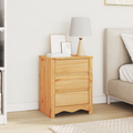 vidaXL Bedside Cabinet "DRAMMEN" 45x35x56 cm Solid Wood Pine