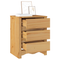 vidaXL Bedside Cabinet "DRAMMEN" 45x35x56 cm Solid Wood Pine