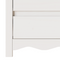 vidaXL Bedside Cabinet "DRAMMEN" White 45x35x56 cm Solid Wood Pine