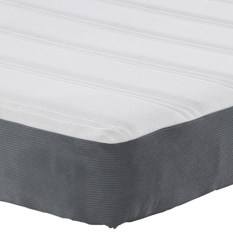 vidaXL Pocket Spring Bed Mattress Dark Grey Medium 80x200x20 cm Fabric